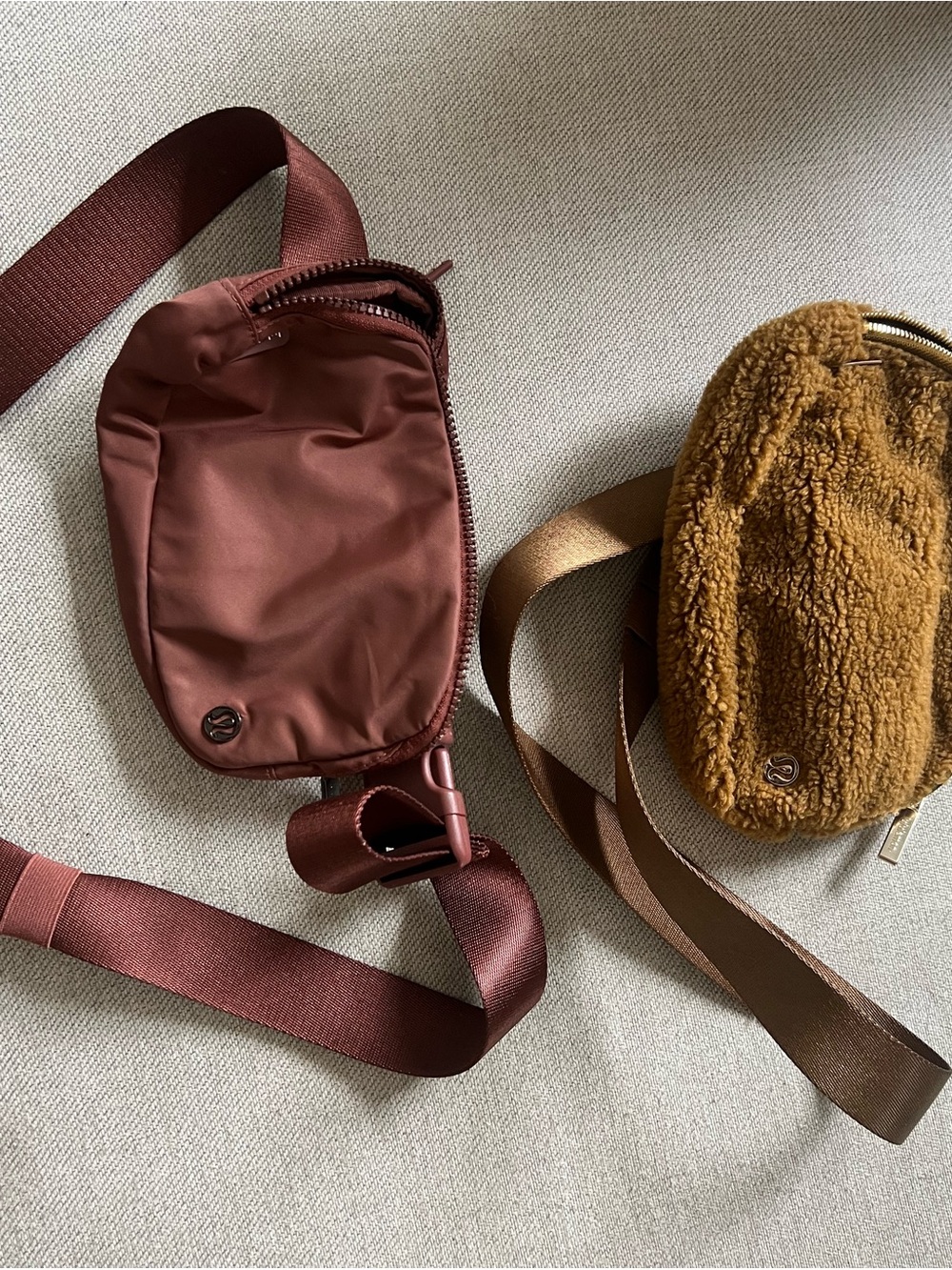 lululemon athletica small crossbody bags in rust and camel - Picture 2 of 2